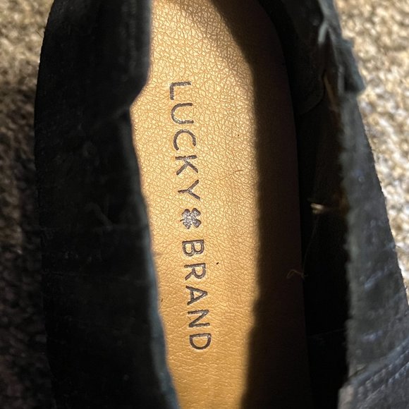 Lucky Brand Suede Booties - Picture 2 of 4